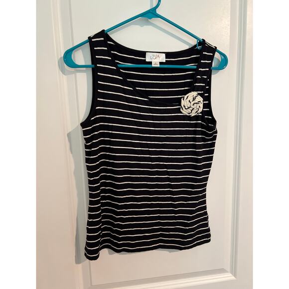 Ann Taylor LOFT Striped Tank Top – Size Small - Picture 1 of 4